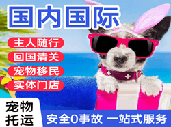 锦州航空空运国际宠物托运 【国